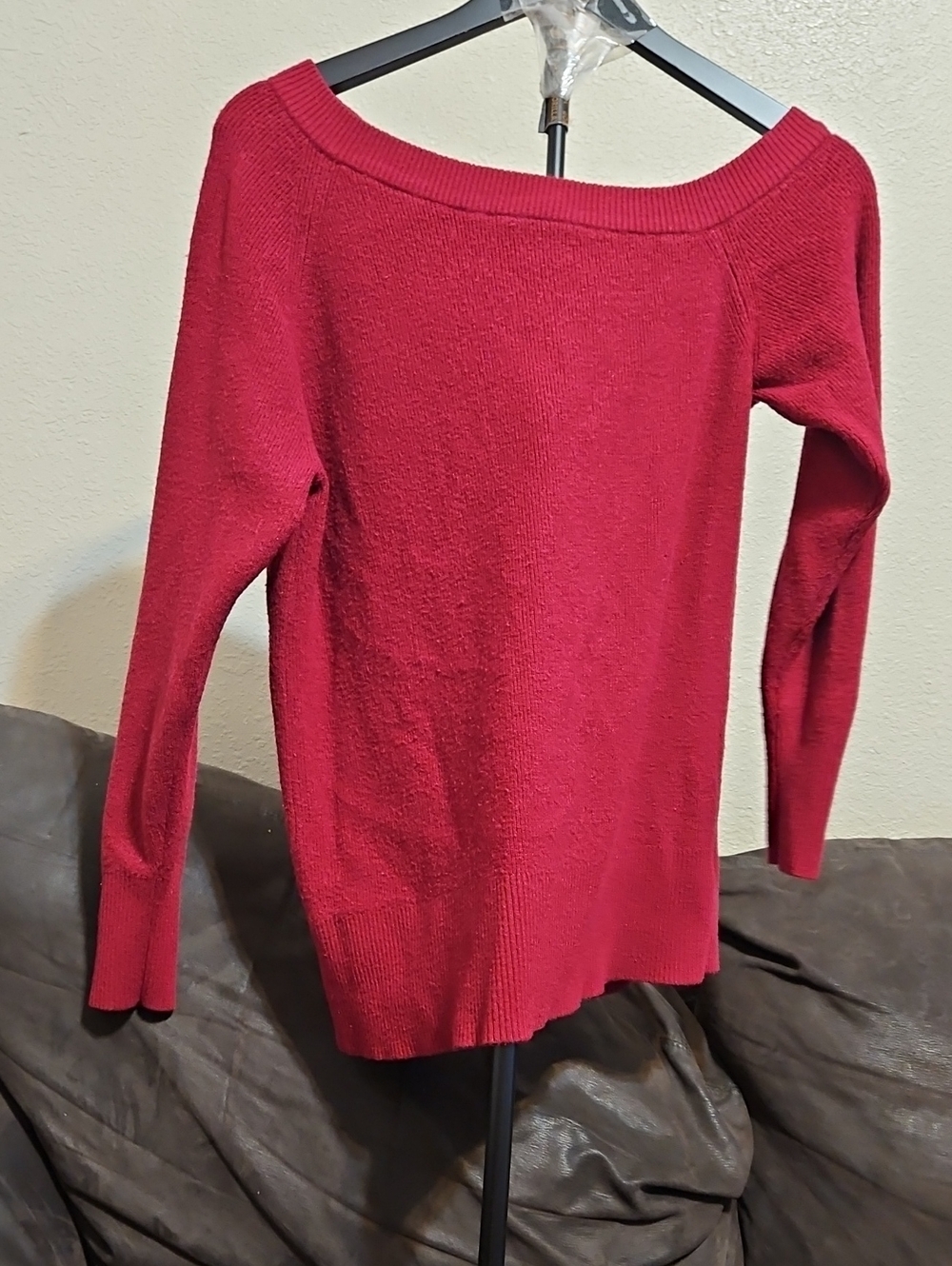 torrid Red Off-Shoulder Knit Sweater